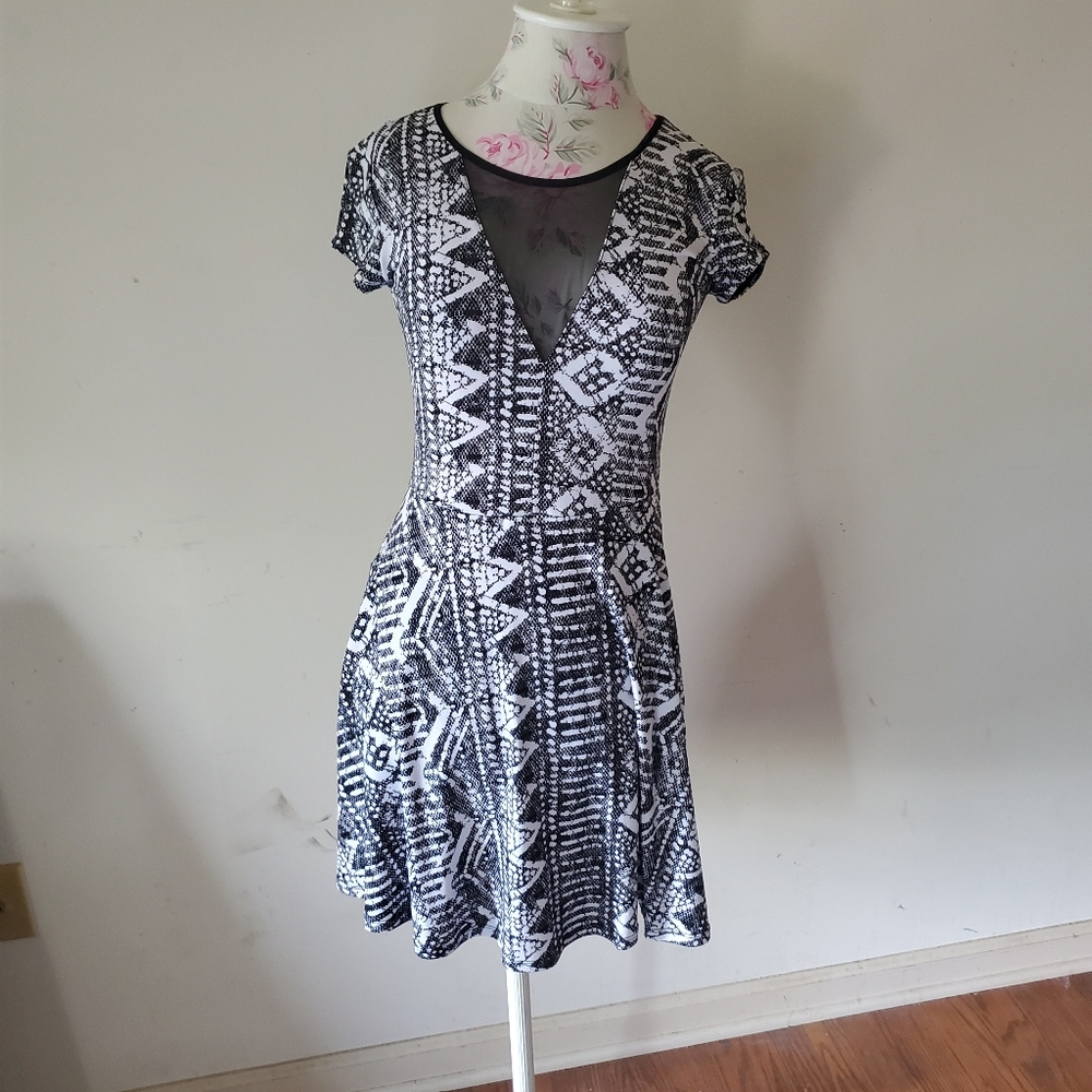 Urban outfitters mesh snake print dress